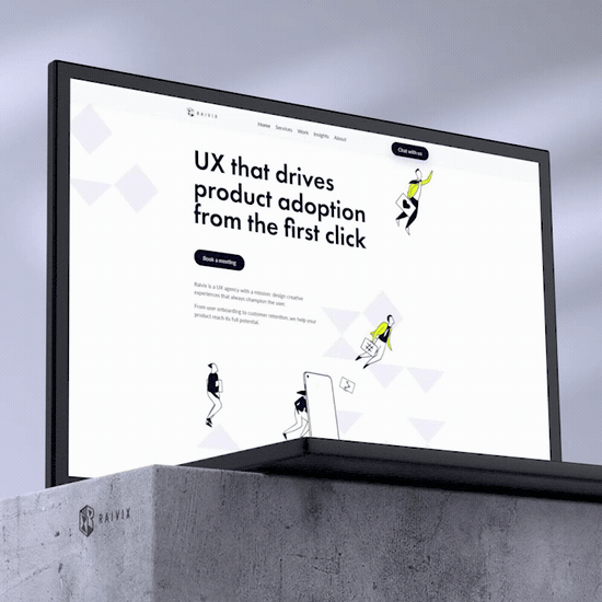 RAIVIX motion design animation cover